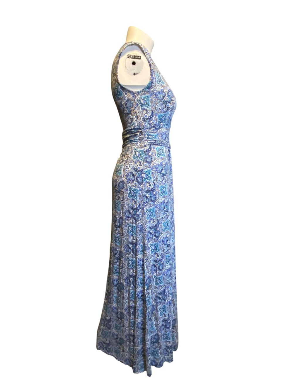 Garnet Hill by Eileen Fisher Long Sleeveless Maxi Summer Dress Women’s size M - Picture 5 of 14